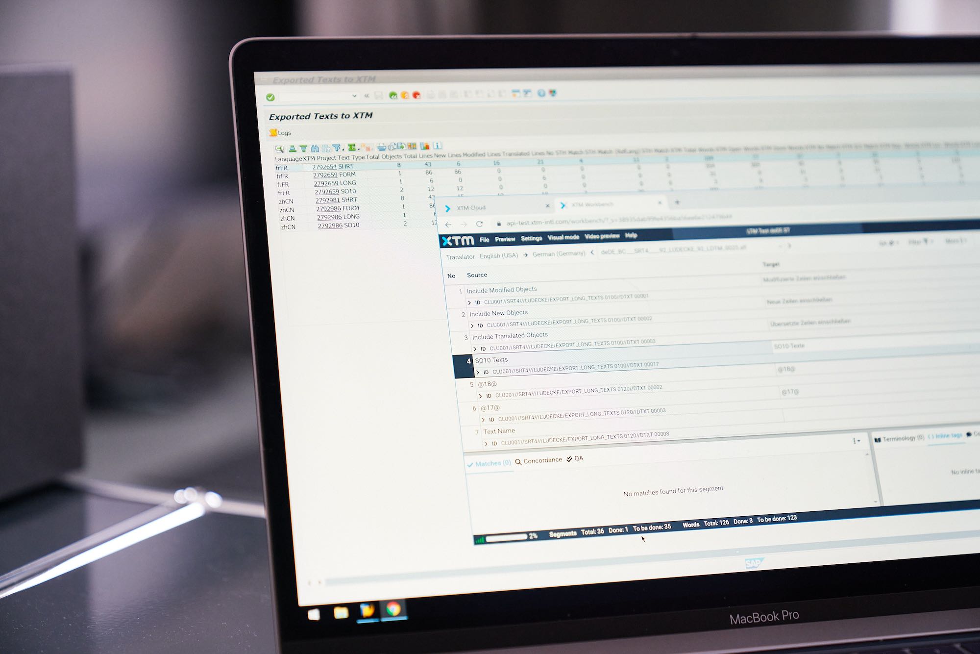XTM Cloud ist vielleicht die beste Übersetzungsumgebung für SAP-Texte