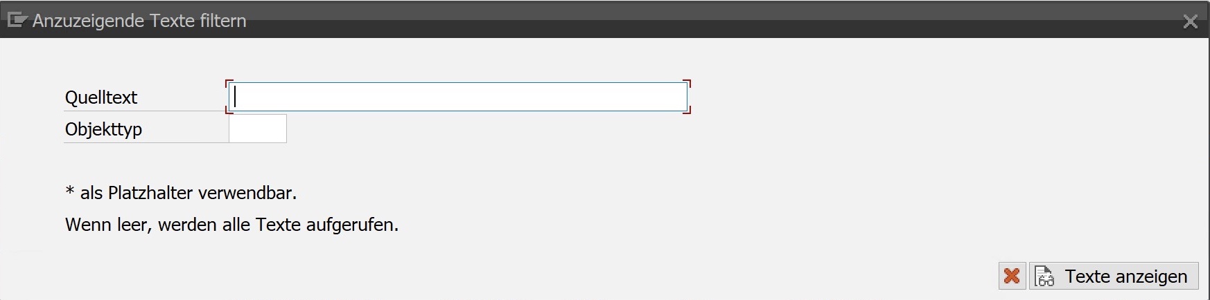 Sie können nun ganz einfach nach einzelnen Texten suchen oder alle Texte in einem Projekt anzeigen.